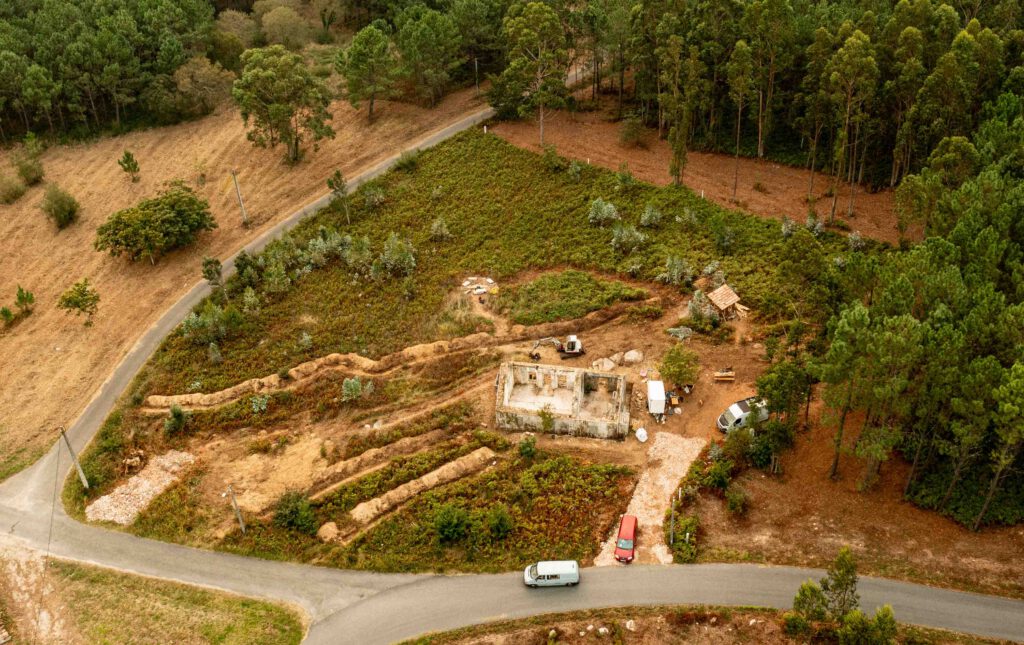 This Picture shows Granxa Galicia from top